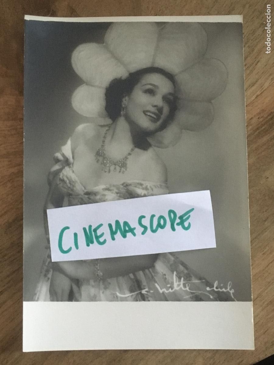 Cine: blanca negri cantante bailarina flamenco danza revista variedades foto original santiago de chile