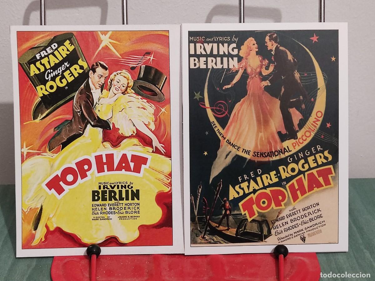 Kino: Sombrero de copa (Top hat) . 2 Fichas revista Accion cine