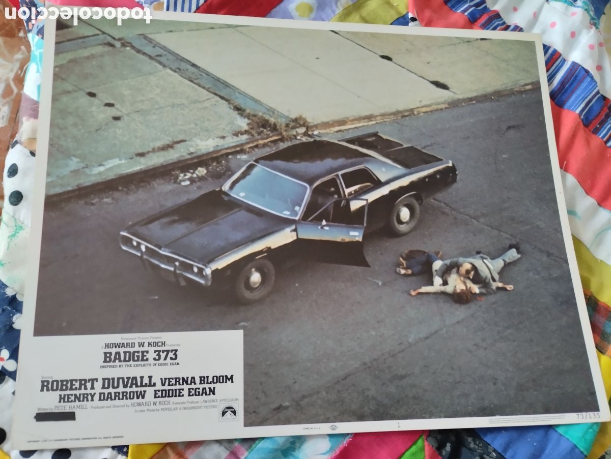 Cine: LOBBY CARD AMERICANO - BADGE 373 1973