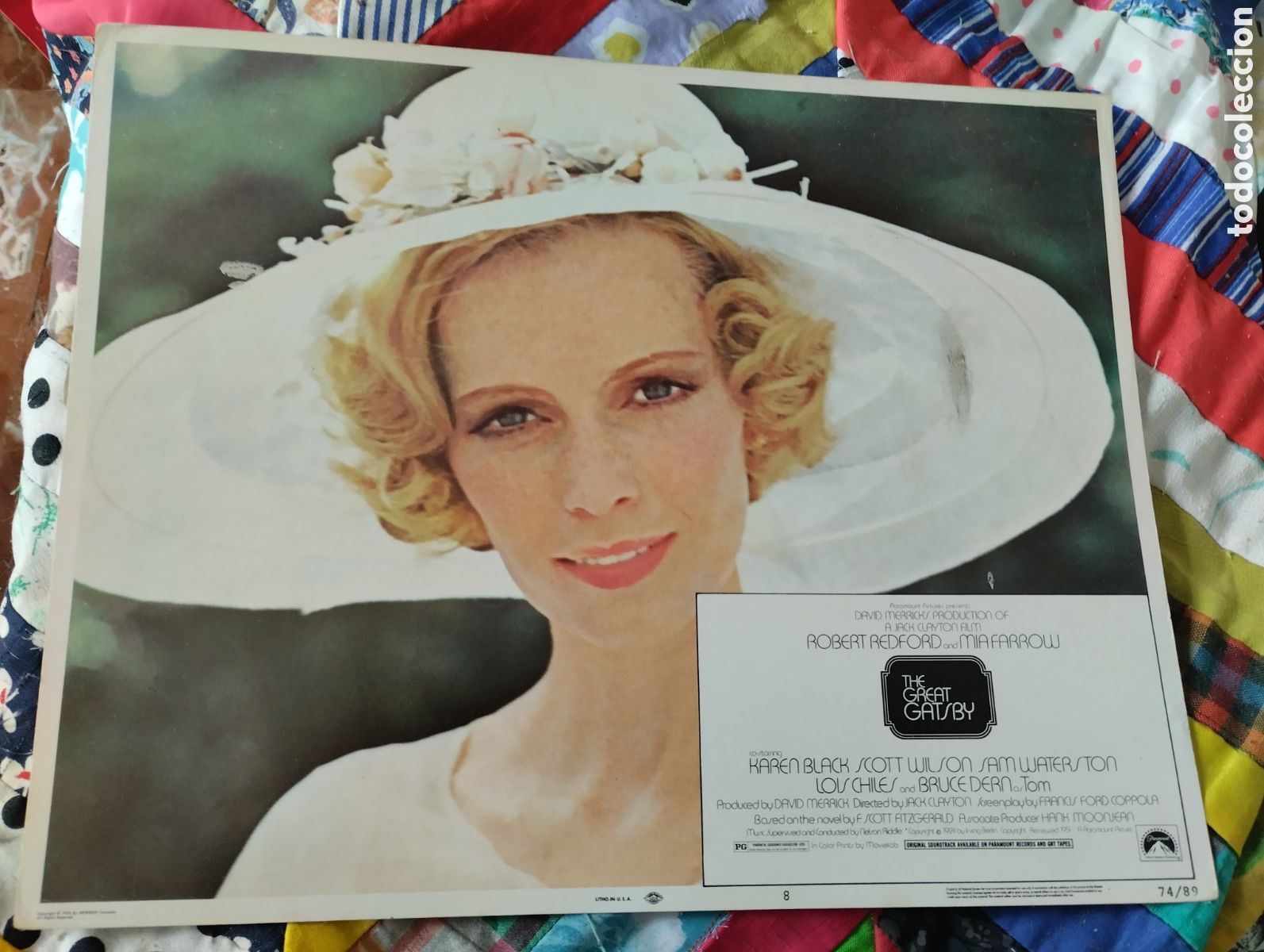 Cin&eacute;ma: 2 LOBBY CARD AMERICANO - EL GRAN GATSBY 1974