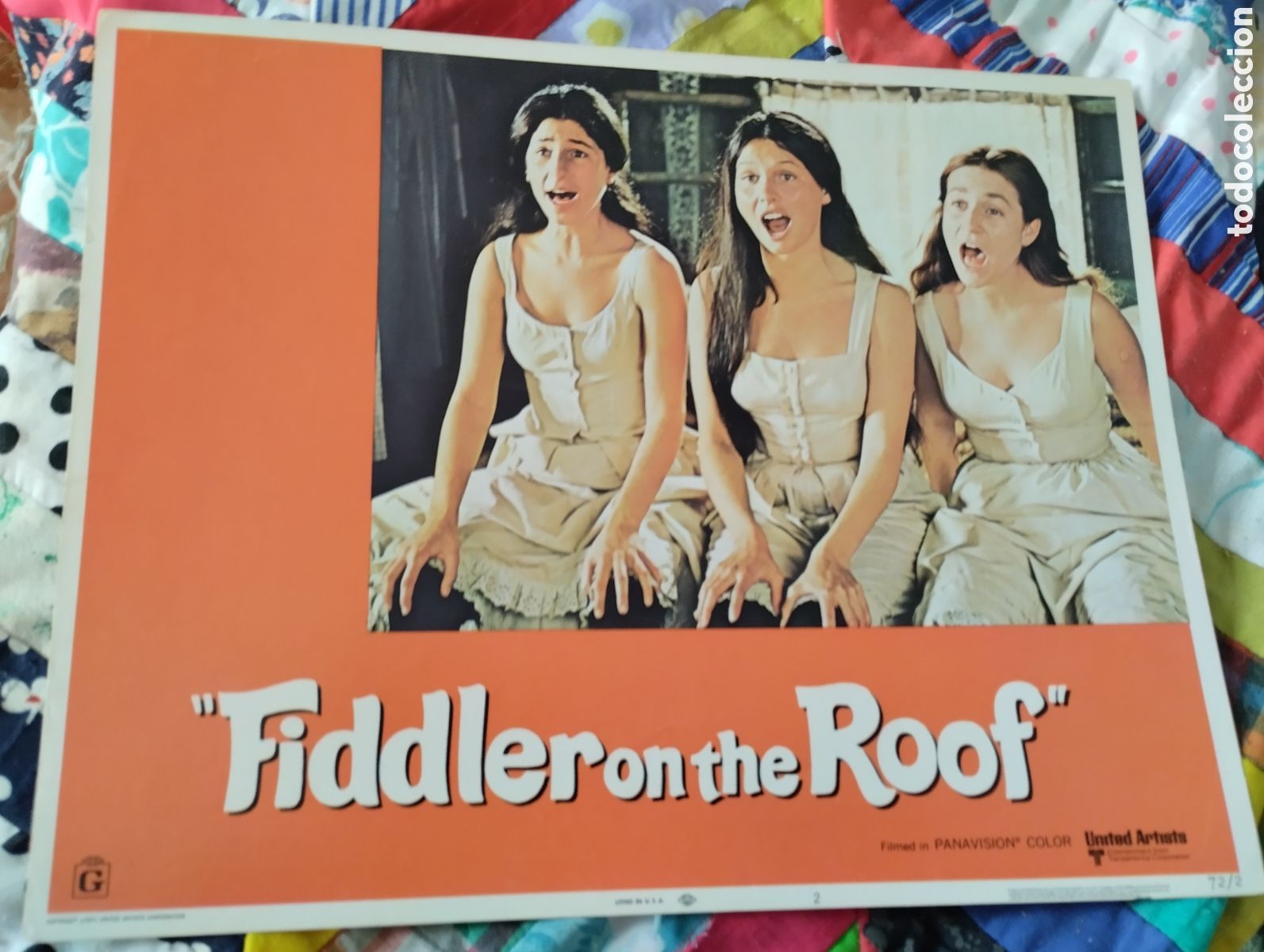 Kino: LOBBY CARD AMERICANO - EL VIOLINISTA EN EL TEJADO 1971