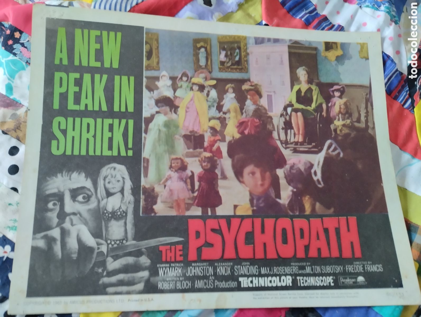 Cine: LOBBY CARD AMERICANO - EL PSIC&Oacute;PATA 1966