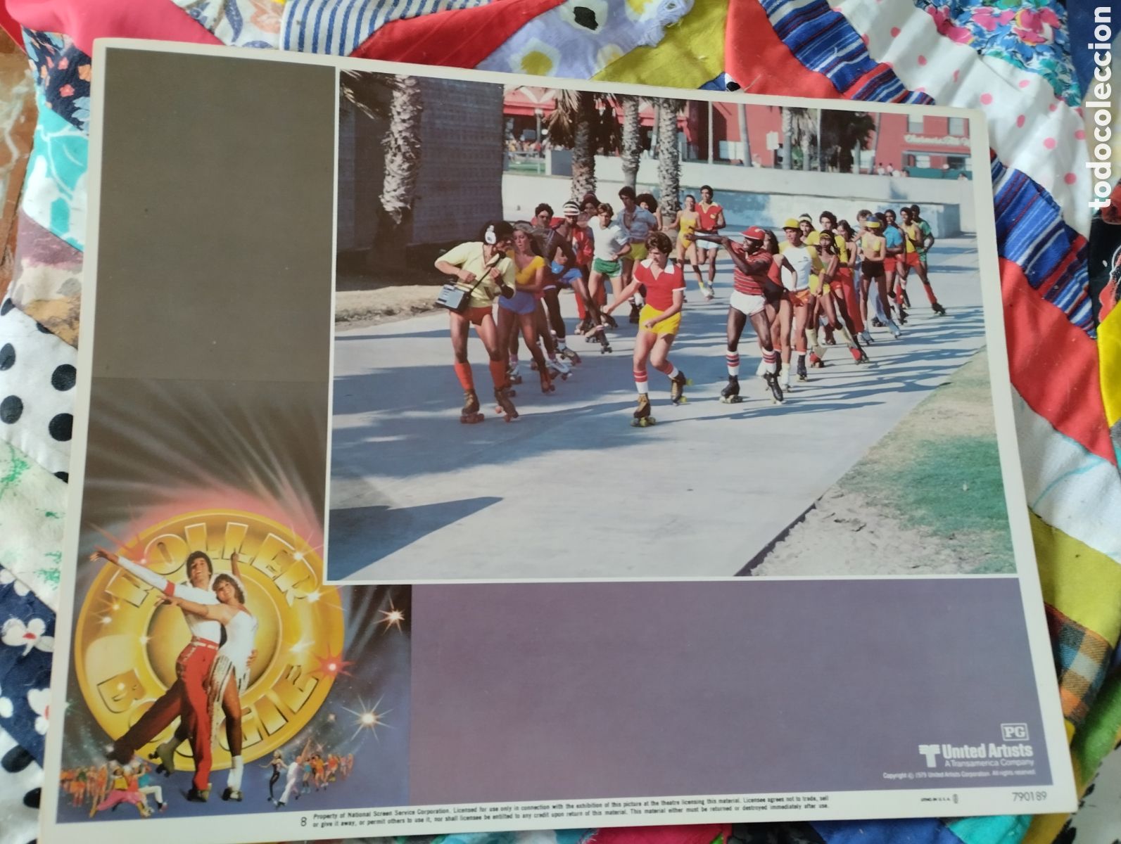 Kino: 4 LOBBY CARDS AMERICANOS - ROLLER BOOGIE 1975