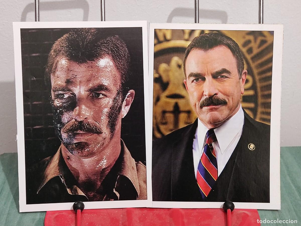 Cin&eacute;ma: Tom Selleck . 2 Fichas revista accion cine