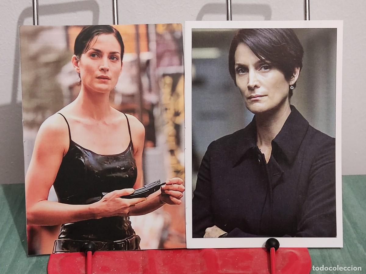 Cin&eacute;ma: Carrie-Anne Moss . 2 Fichas revista Accion cine