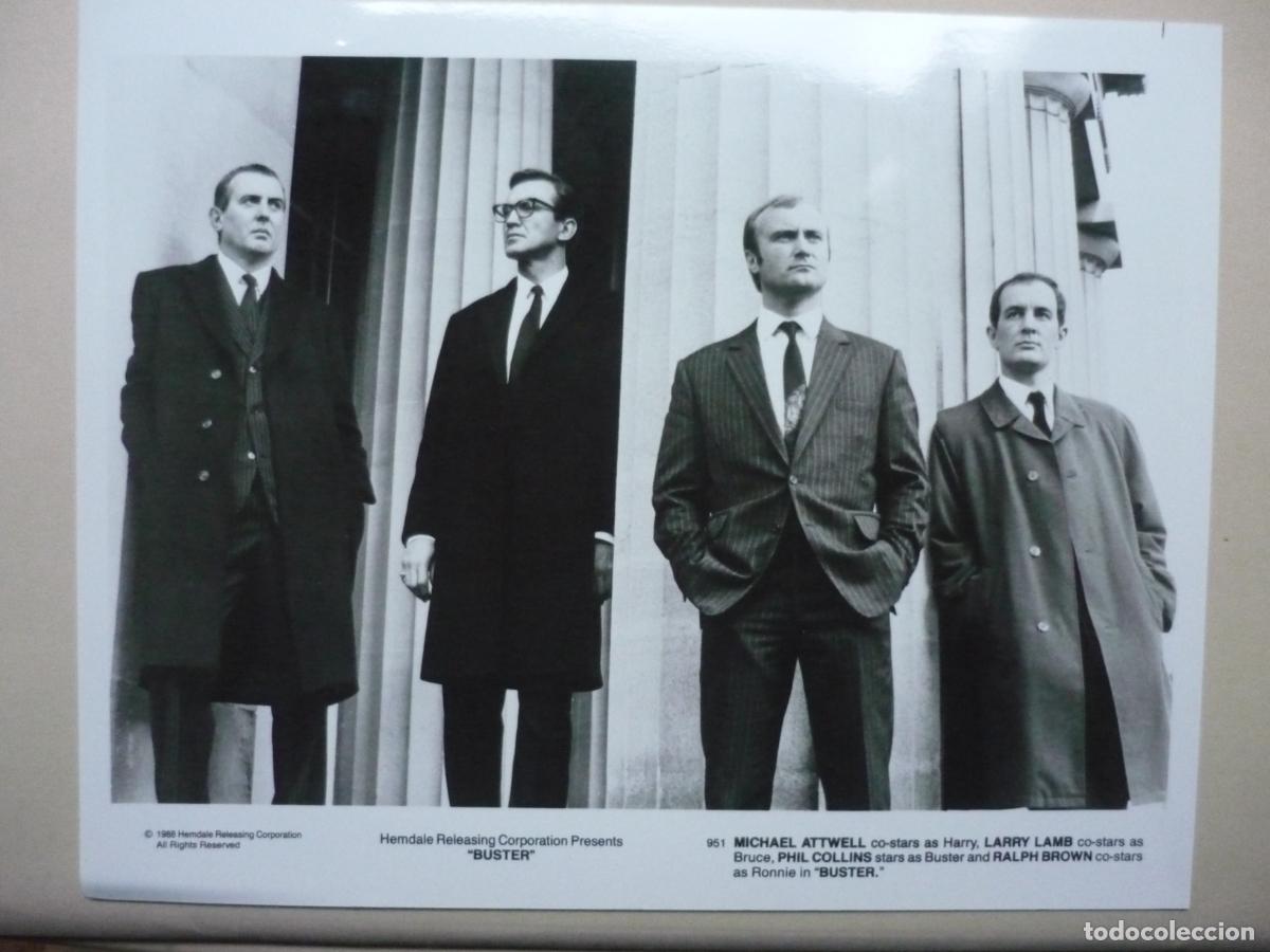 Cine: buster - foto original b/n - phil collins michael attwell
