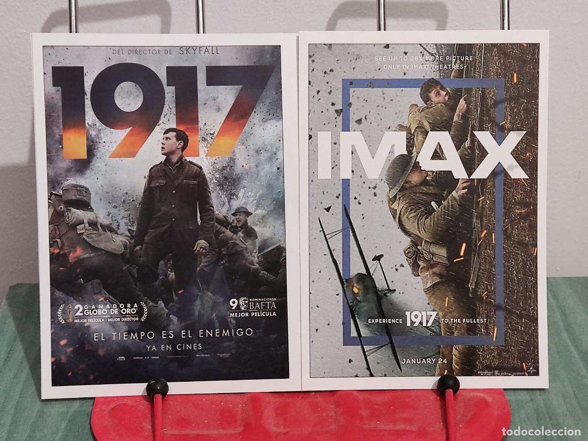 Cinema: 1917 . 2 Fichas revista Accion cine -- (Sam Mendes, George MacKay, Dean-Charles Chapman, Mark Strong