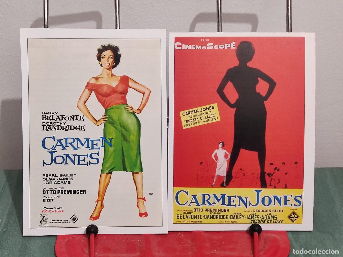 Cinema: Carmen Jones . 2 Fichas revista Accion cine