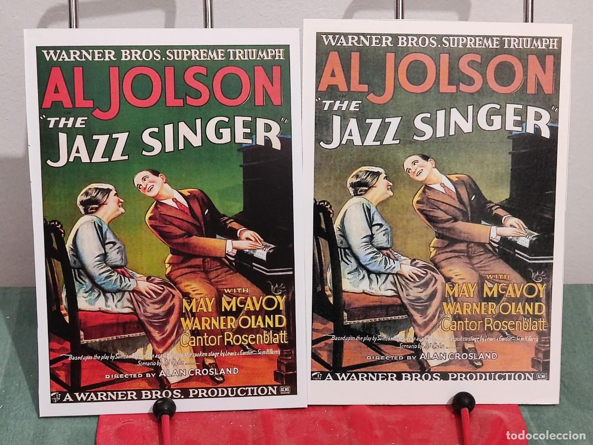 Cin&eacute;ma: El cantor de jazz (The jazz singer) 1927 . 2 Fichas revista Accion cine