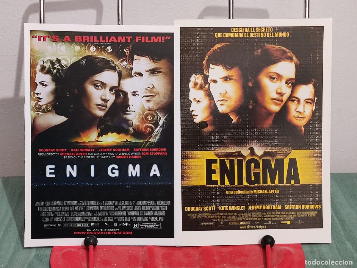 Cine: Enigma . 2 Fichas revista Accion cine