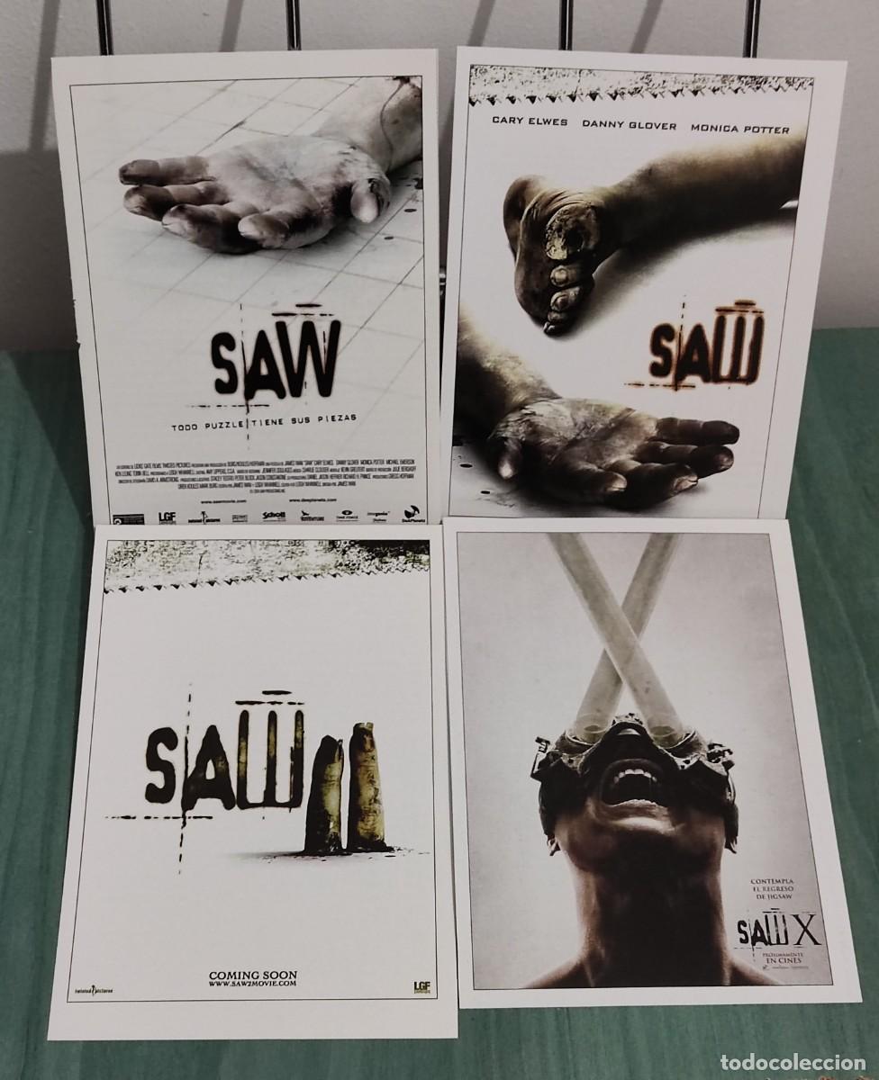 Cinema: Saw 1, 2 y X . 4 Fichas revista Accion cine