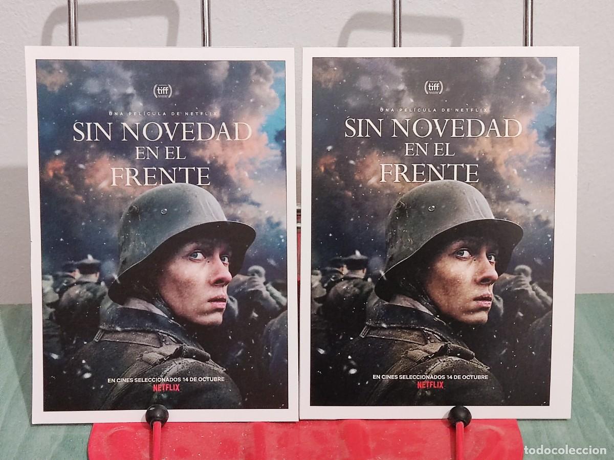 Cine: Sin novedad en el frente (2022) . 2 Fichas revista Accion cine