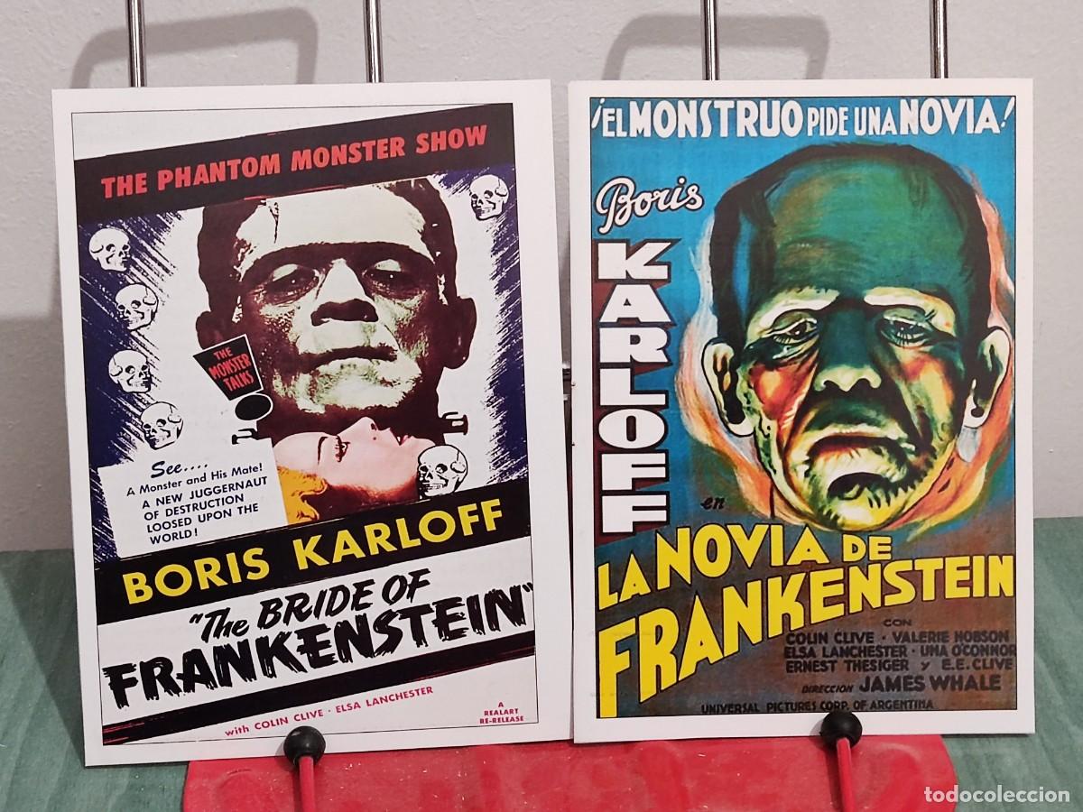 Cine: La novia de Frankenstein (The bride of Frankenstein) . 2 Fichas revista Accion cine