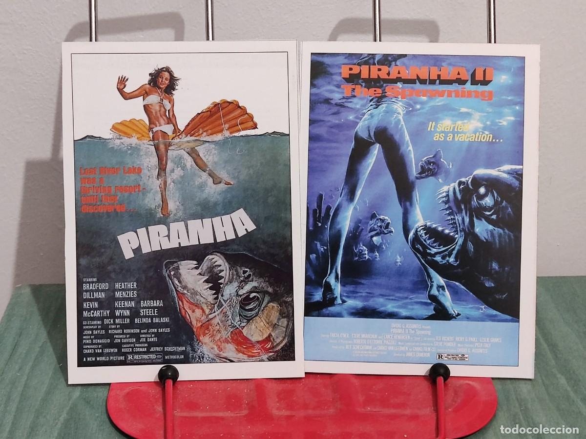 Cinema: Pira&ntilde;a (Piranha) 1 y 2 los vampiros del mar (Piranha two the spawning) . 2 Fichas revista Accion