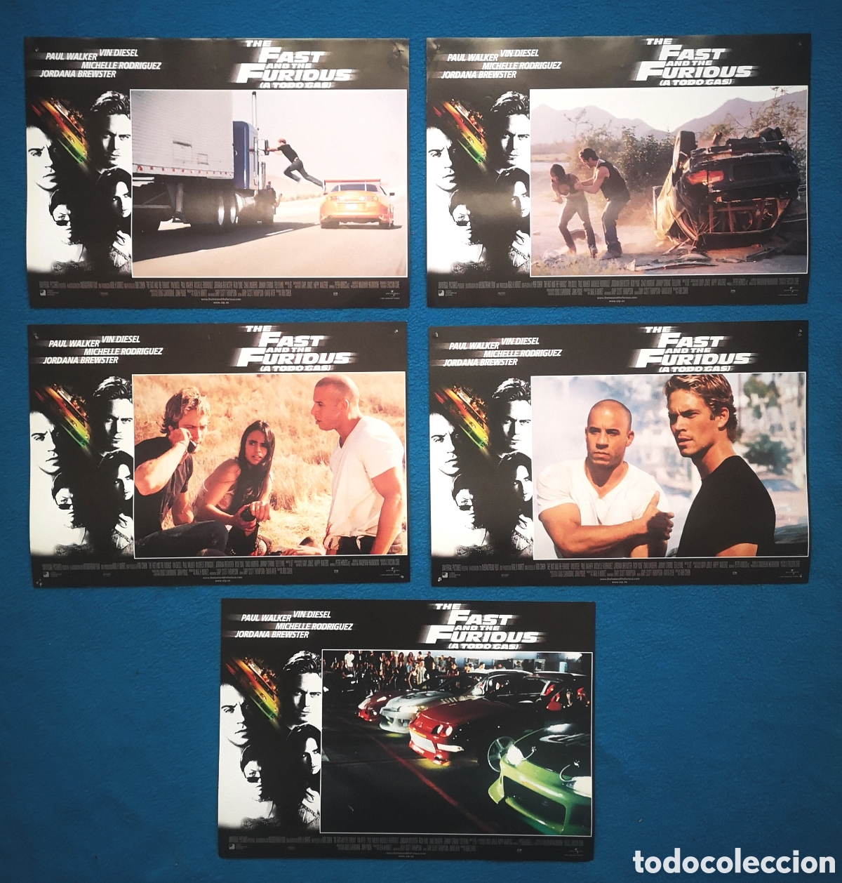 Cine: THE FAST AND THE FORIOUS - (A TODO GAS) -11 FOTOCROMOS