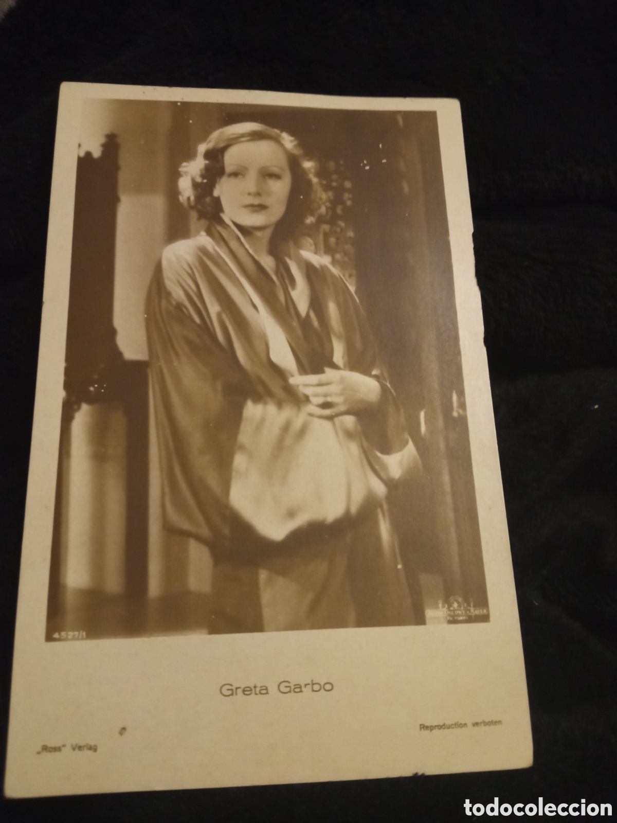 Cine: Antigua postal fotogr&aacute;fica de Greta Garbo