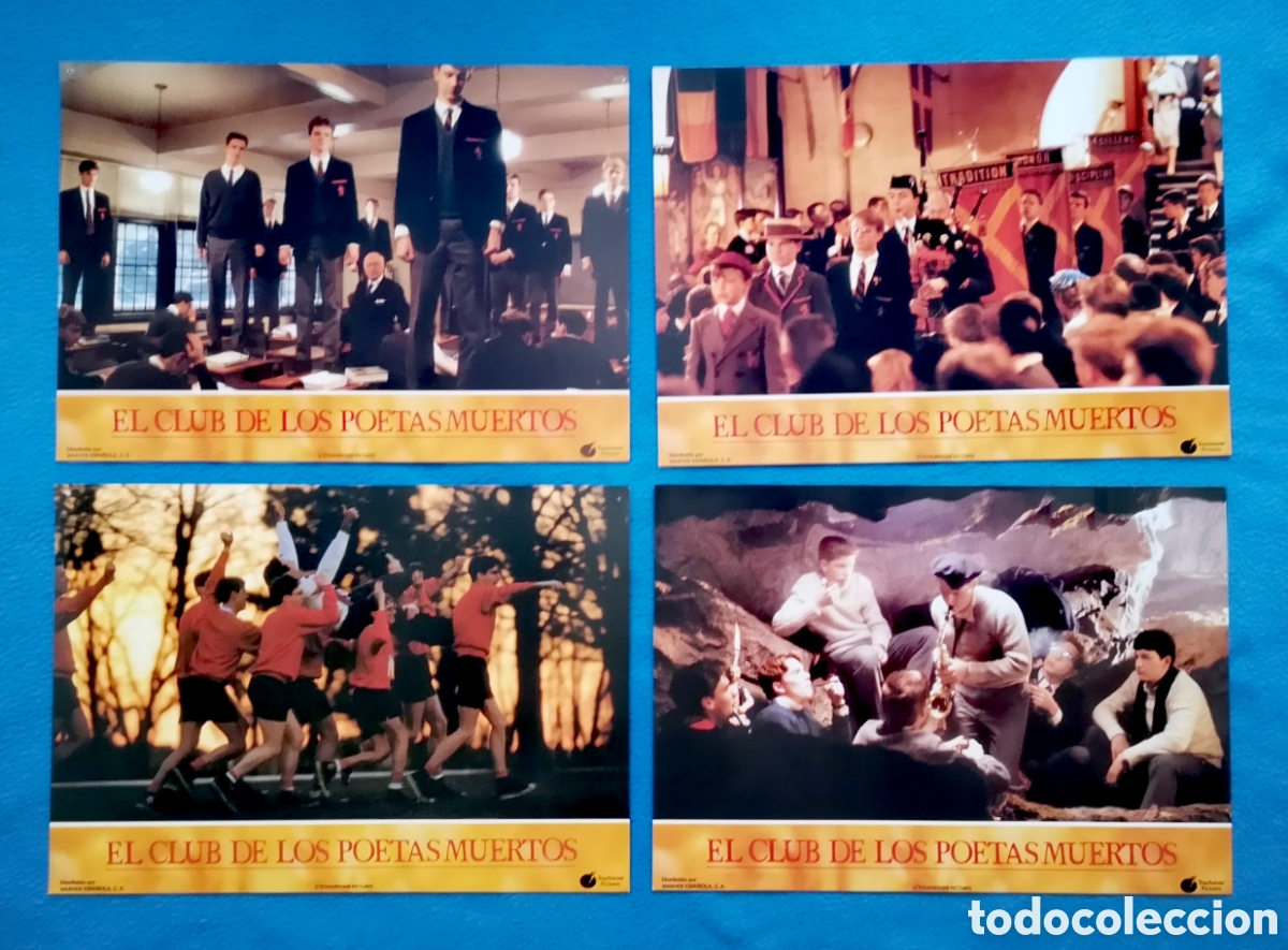 Cine: EL CLUB DE LOS POETAS MUERTOS - TRES FOTOCROMOS