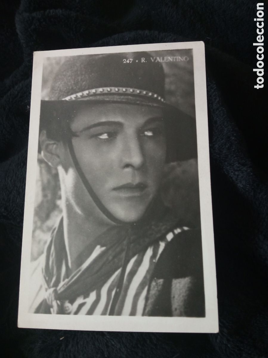 Cine: Antigua postal fotogr&aacute;fica de Rodolfo Valentino