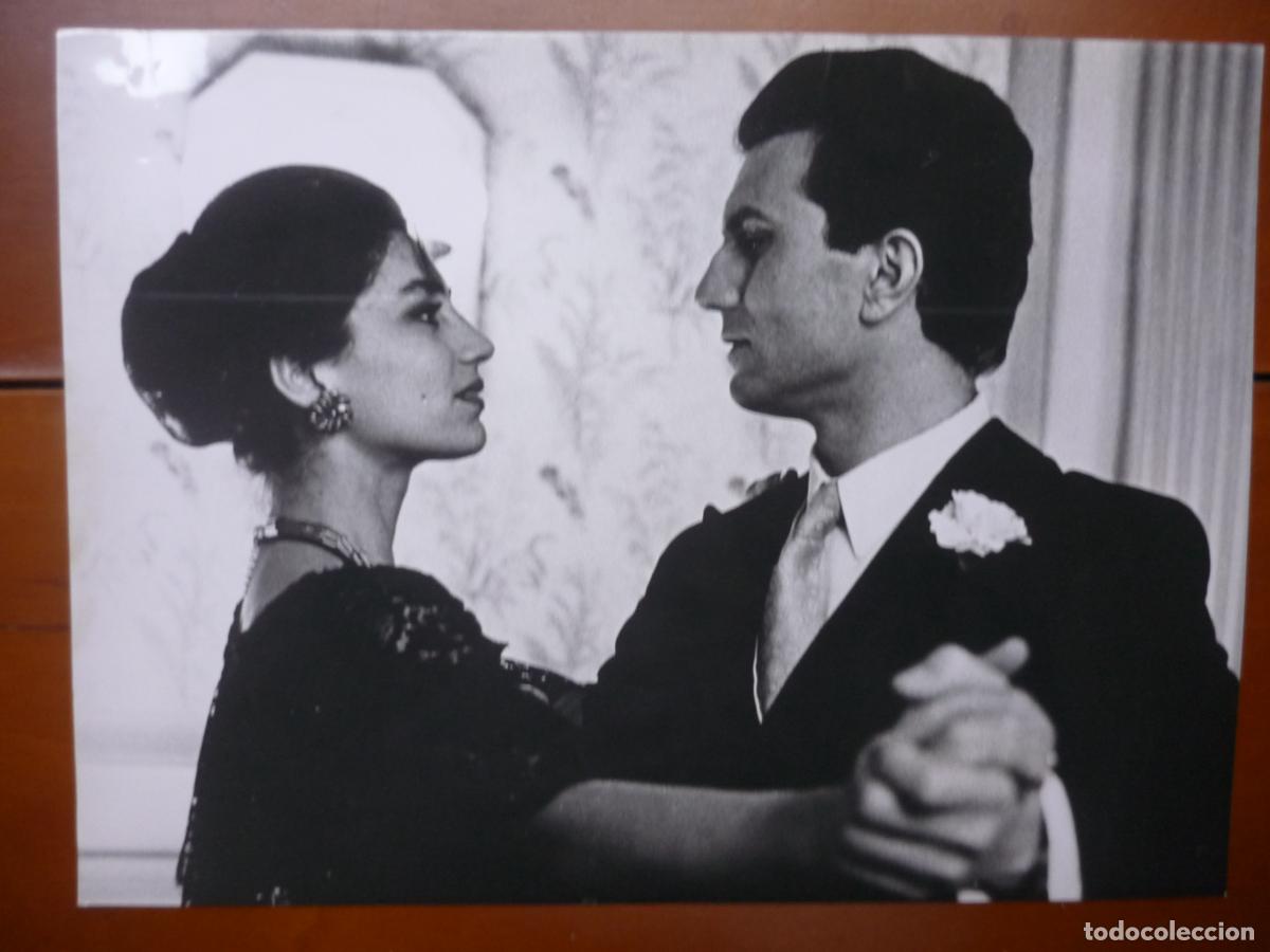 Kino: la mitad del cielo - foto original b/n - angela molina antonio valero cine espa&ntilde;ol