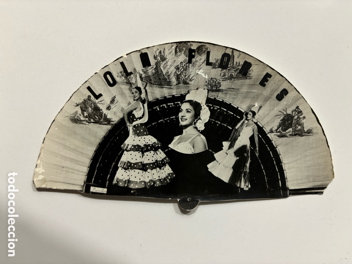 Cine: Foto original troquelada en forma de abanico M