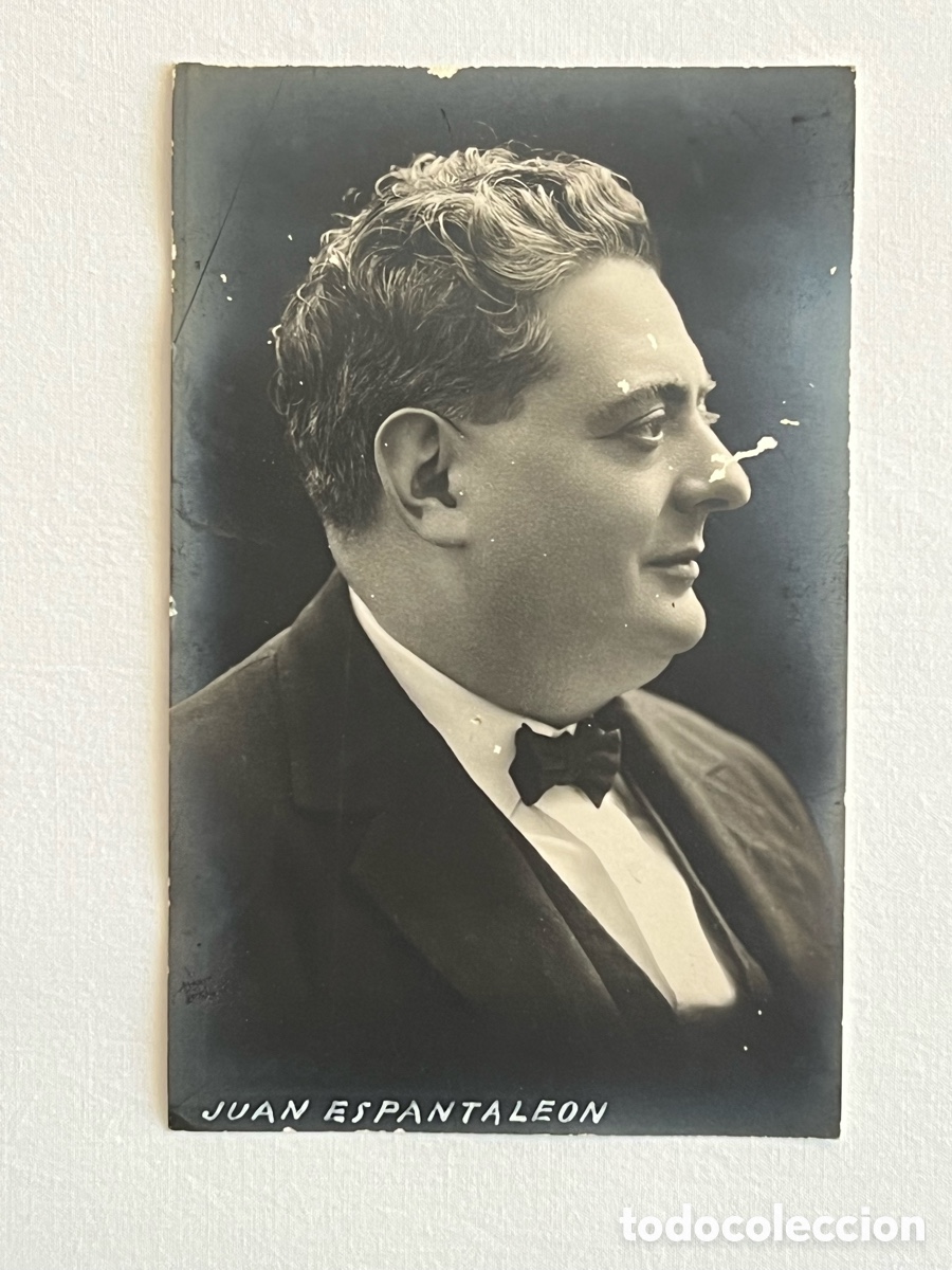 Cine: JUAN ESPANTALEON.. Actor espa&ntilde;ol.. Sevilla 1885 - Madrid 1966, Fotograf&iacute;a Vilaseca..Barcelona