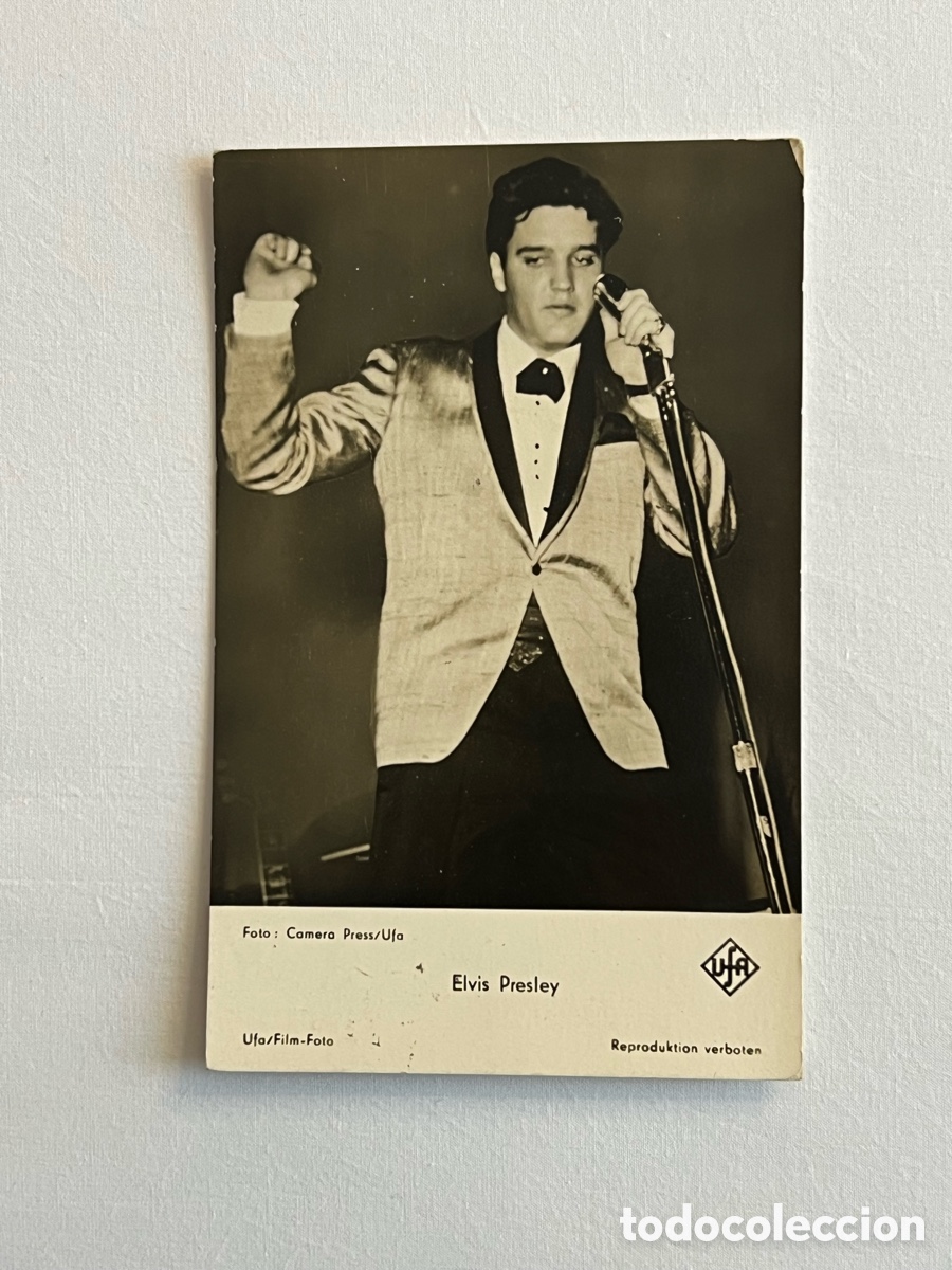 Cine: ELVIS PRESLEY.. Postal fotogr&aacute;fica.. Edici&oacute;nes UFA, Berlin