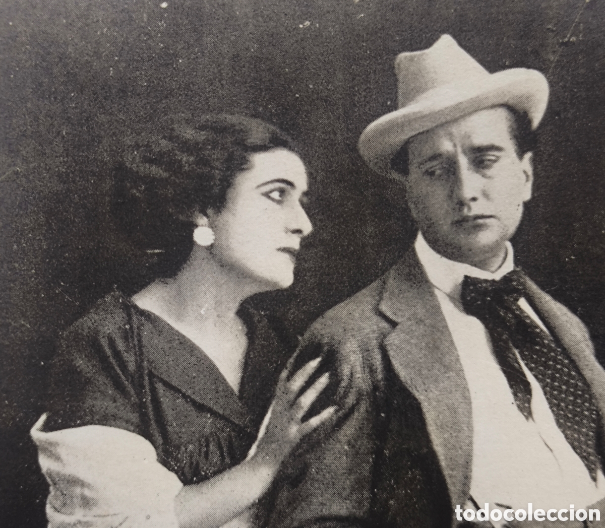 Cine: HELENA CORTESINA ACTRIZ POSTAL FOTOGR&Aacute;FICA PEL&Iacute;CULA FLOR DE ESPA&Ntilde;A O LA HISTORIA DE UN TORERO 1923