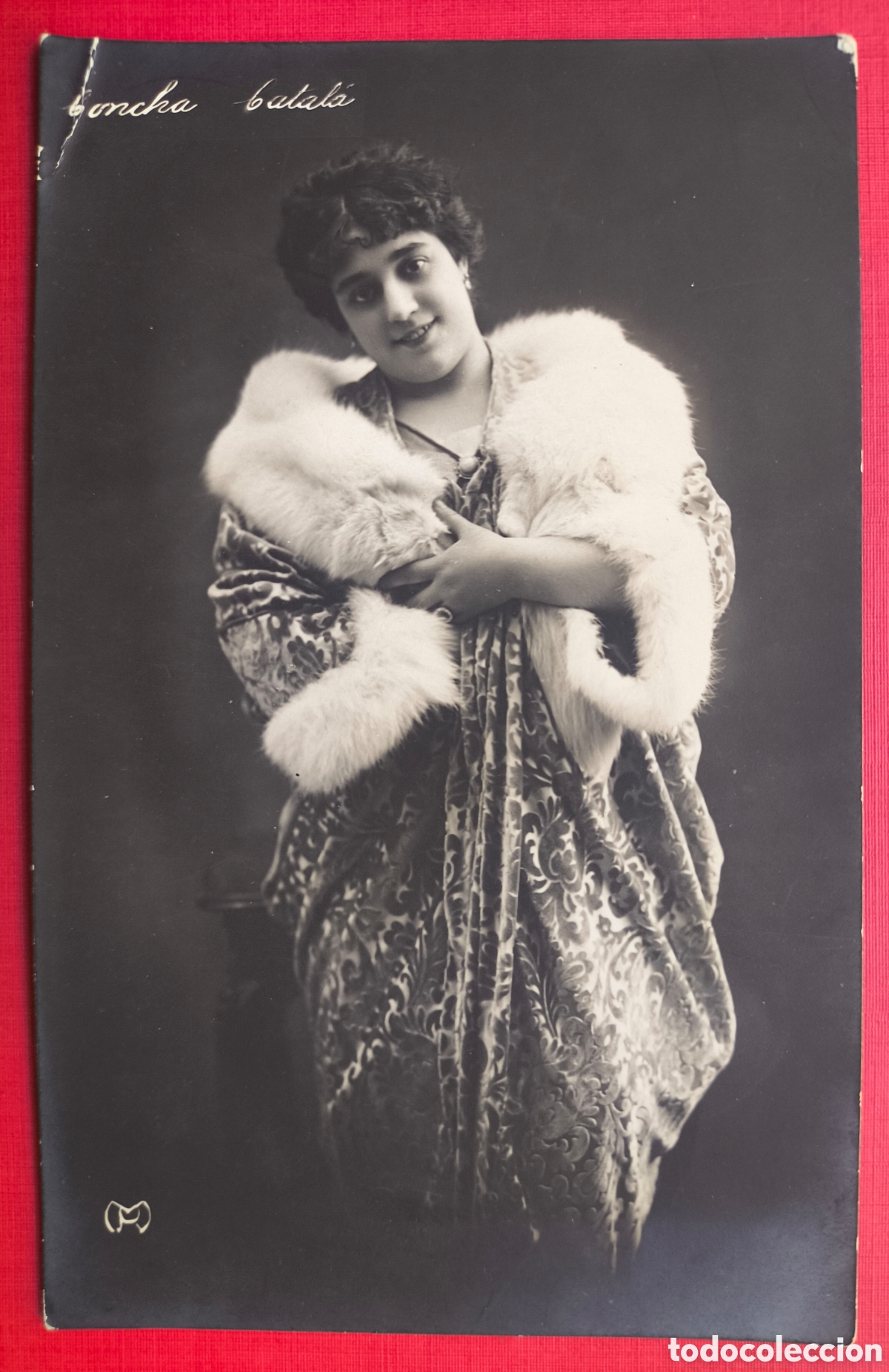 Cine: CONCHA CATAL&Aacute; ACTRIZ POSTAL FOTOGR&Aacute;FICA C. 1905