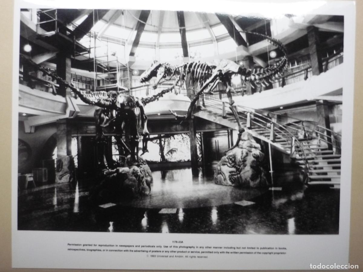 Cine: the lost world jurassic park - foto original b/n - steven spielberg