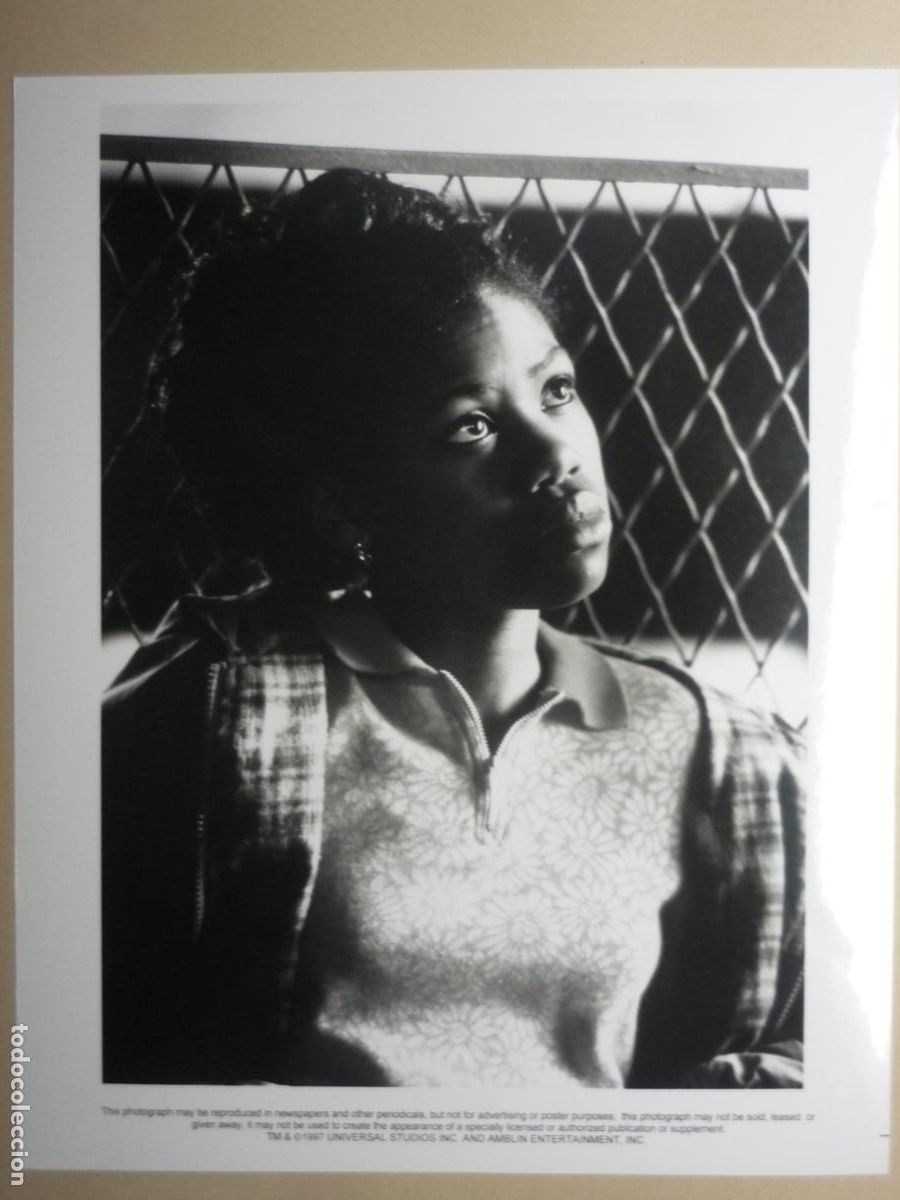 Cine: the lost world jurassic park - foto original b/n - Vanessa Lee Chester - steven spielberg