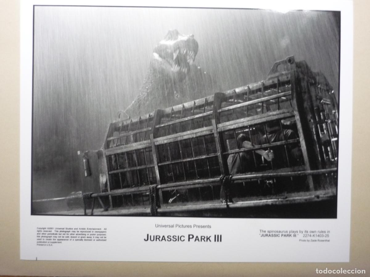 Cine: jurassic park III 3 - foto original b/n - Joe Johnston film