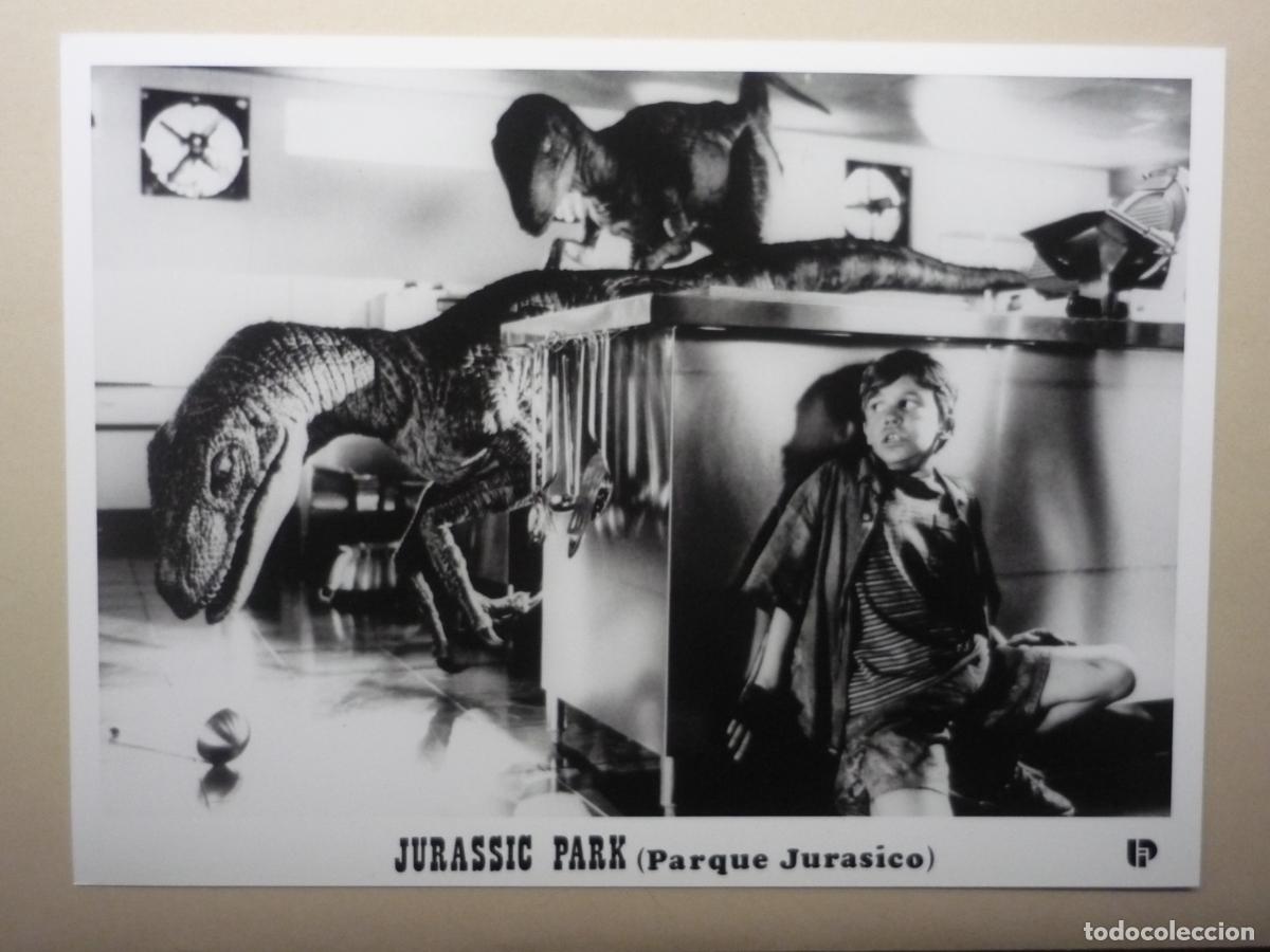 Cine: jurassic park parque jurasico - foto original b/n - Joseph Mazzello - steven spielberg