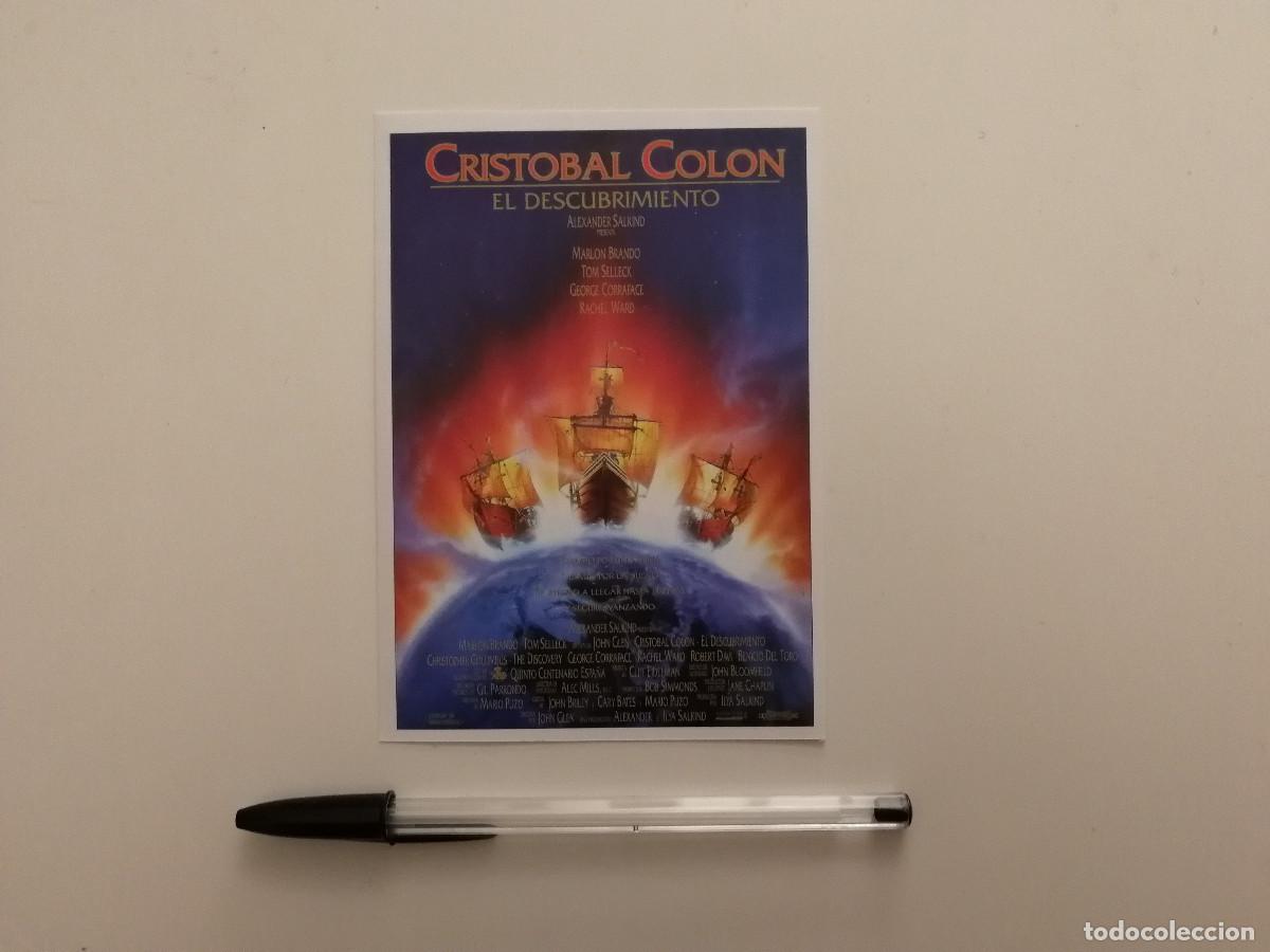 Cine: FICHA COLECCIONABLE -10*15- CRISTOBAL COLON EL DESCUBRIMIENTO