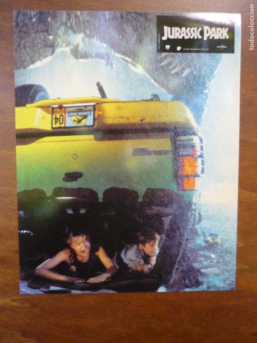 Cine: jurassic park - fotocromo original USA - parque jurasico joseph mazzello - steven spielberg