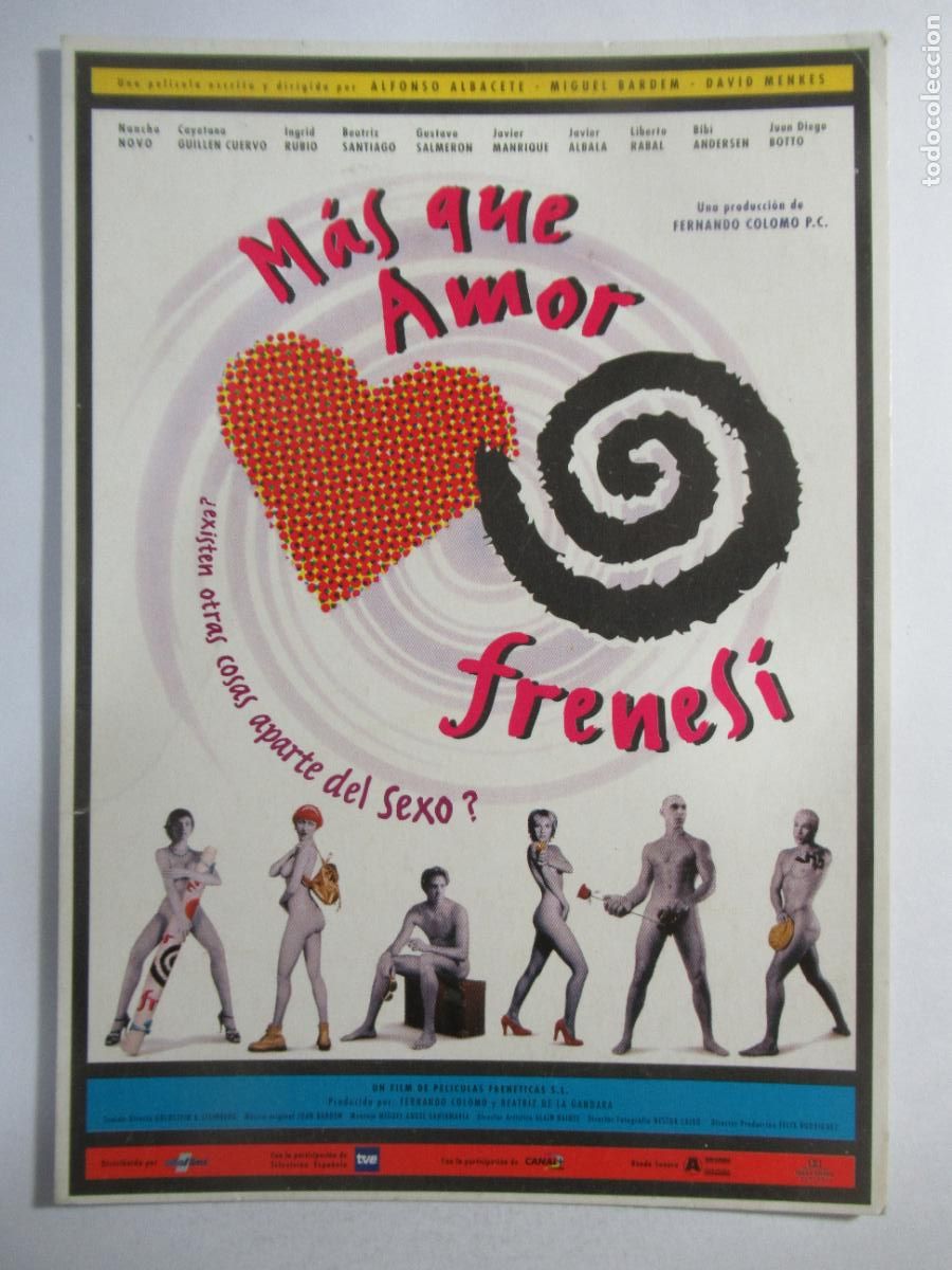Cine: Postal M&aacute;s que Amor, Frenes&iacute; - S/C