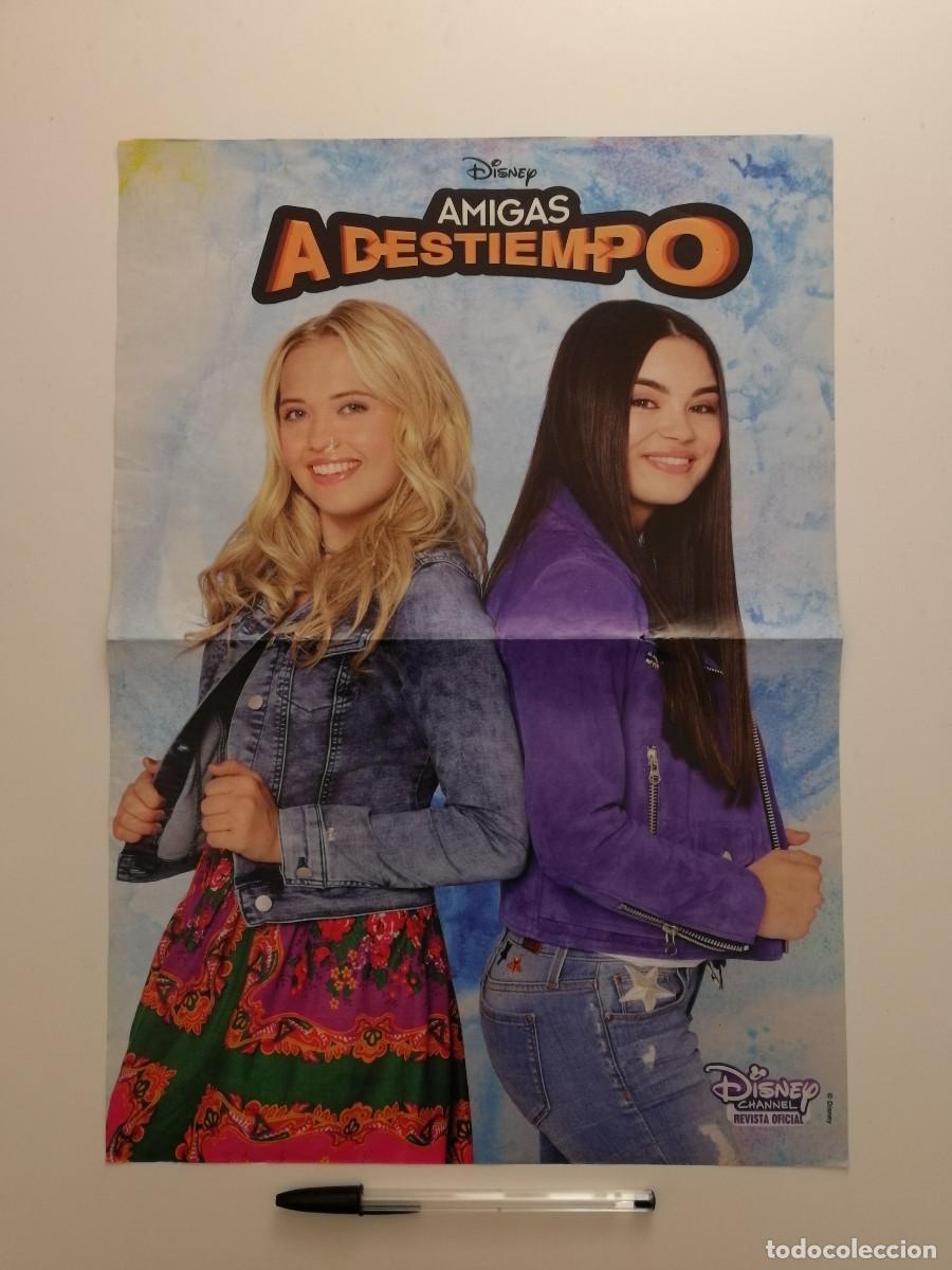 Cine: POSTER COLECCIONABLE -A3- AMIGAS A DESTIEMPO - WALT DISNEY - Landry Bender -Lauren Taylor