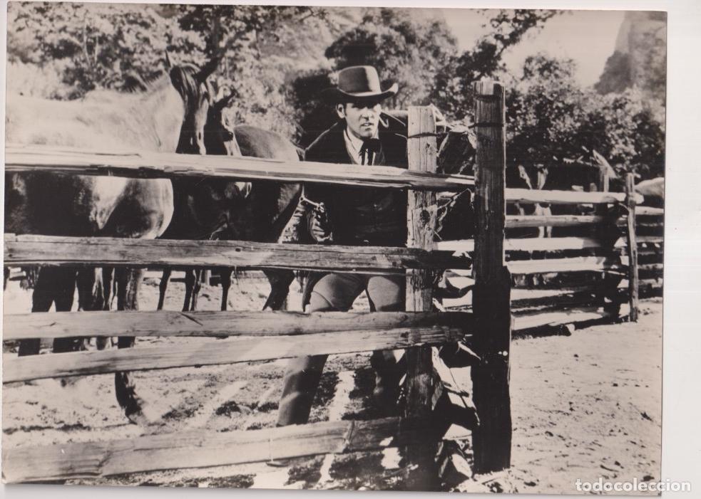 Cinema: Duelo en el Barro. Fotocromo. Fotograf&iacute;a (18x24) de Don Murray. 1959