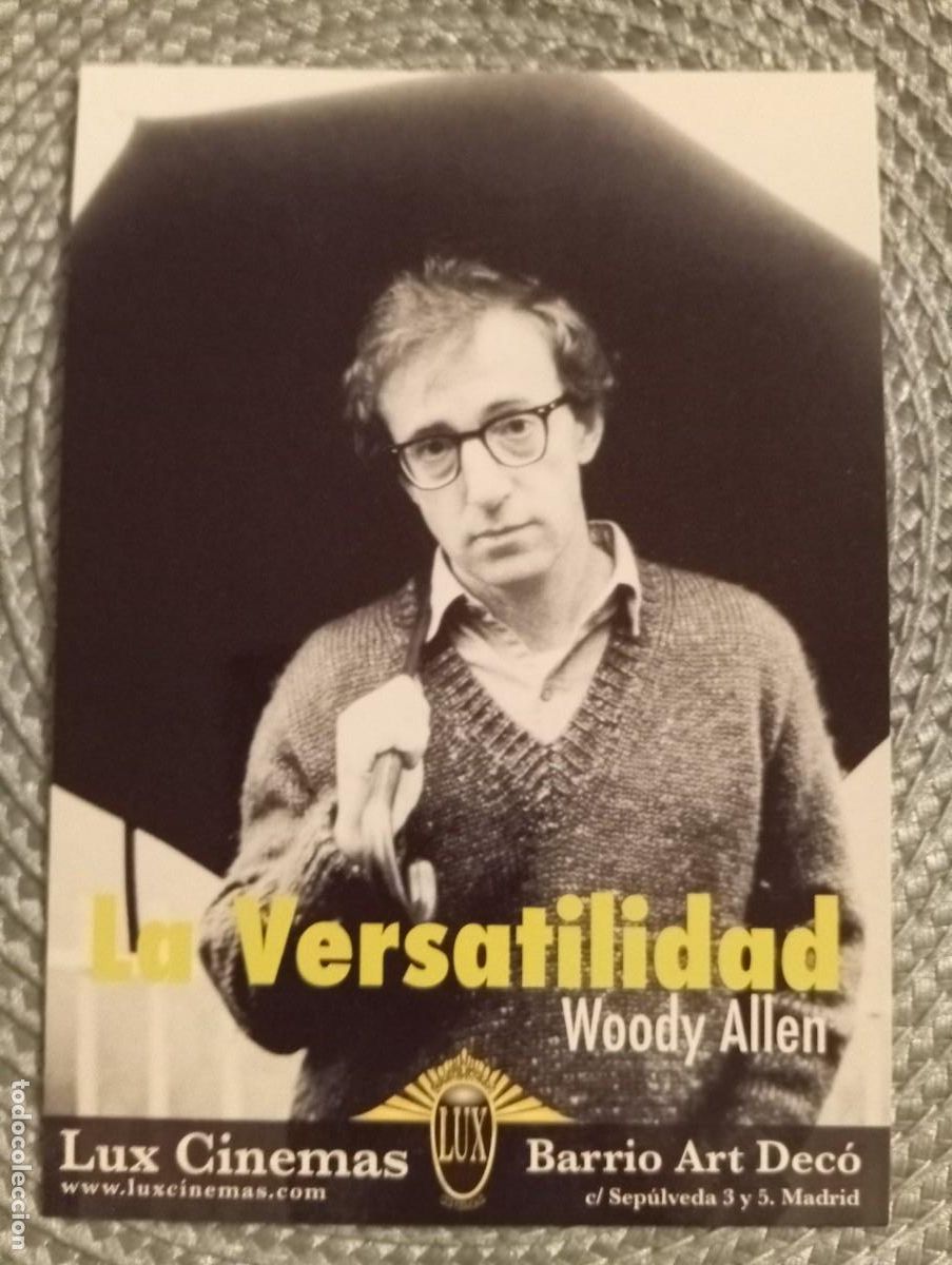 Cine: 1 POSTAL - FLYER ** WOODY ALLEN . LUX CINEMAS ,** 2007