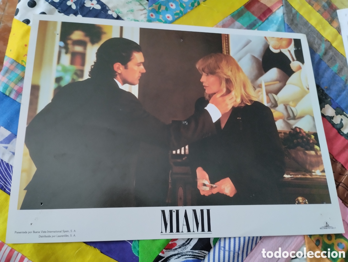 Cine: 5 FOTOCROMOS - MIAMI - ANTONIO BANDERAS