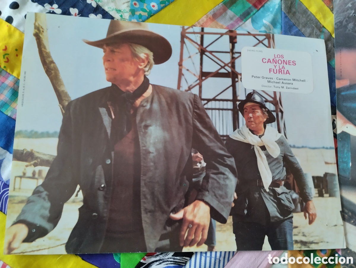 Cine: 2 FOTOCROMOS - LOS CA&Ntilde;ONES Y LA FURIA