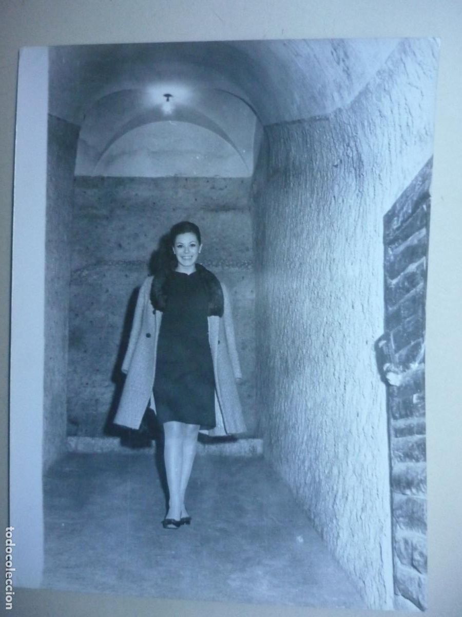 Cine: maria luisa san jose - foto original b/n - actriz espa&ntilde;ola - cine espa&ntilde;ol