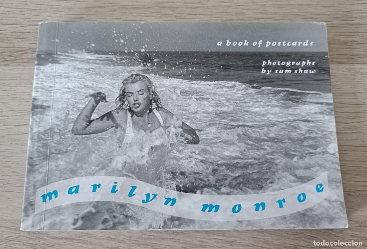 Cine: Libro de 30 Postales de MARILYN MONROE, fotograf&iacute;as de SAM SHAW
