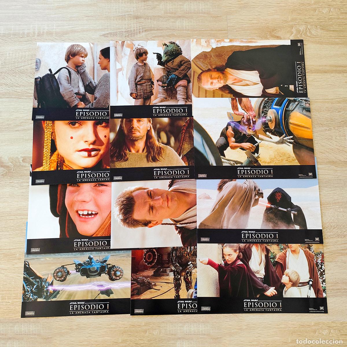 Cine: FOTOCROMOS LA GUERRA DE LAS GALAXIAS EPISODIOS 1, 2 Y 3 LOBBY CARDS