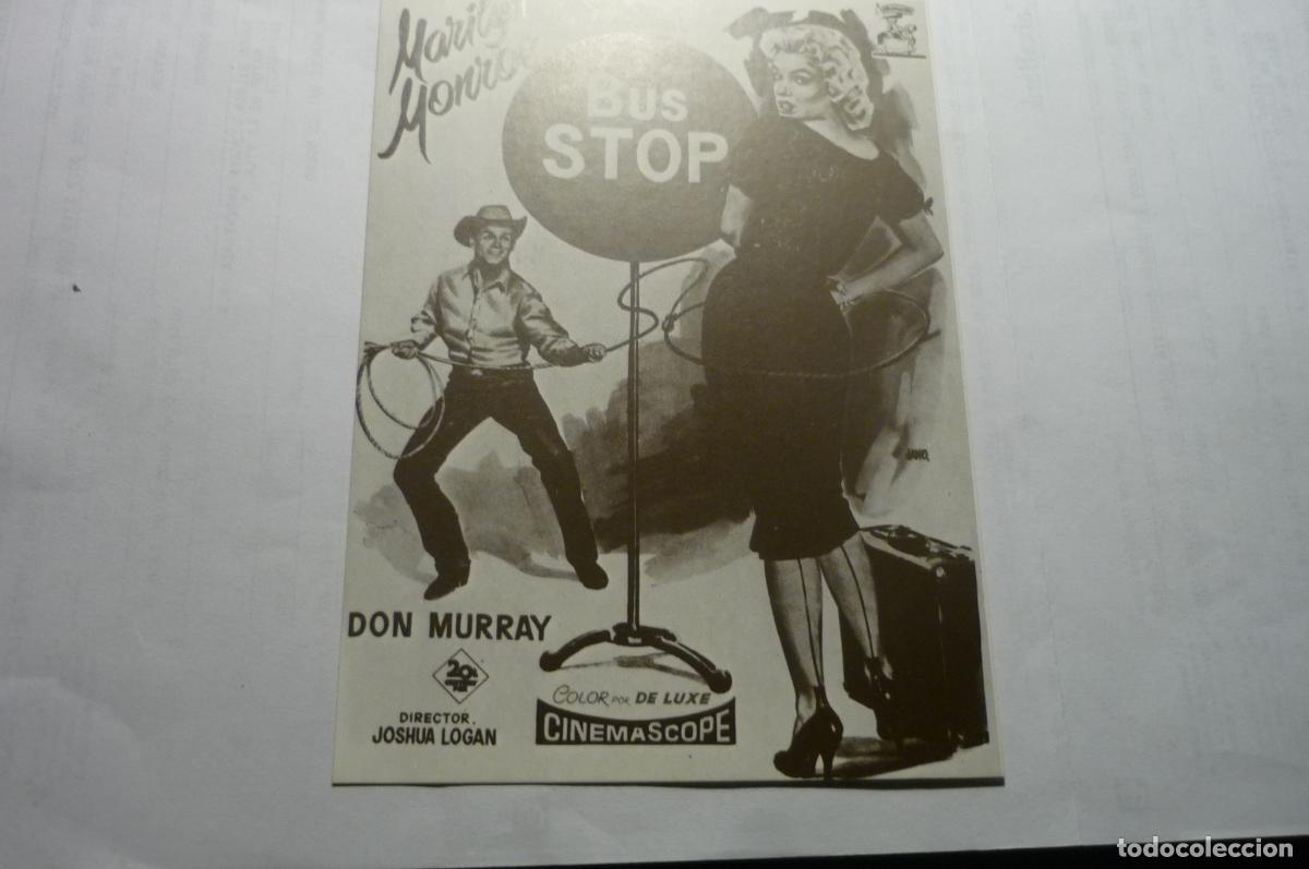 Cine: postal pelicula bus stop marilyn monroe