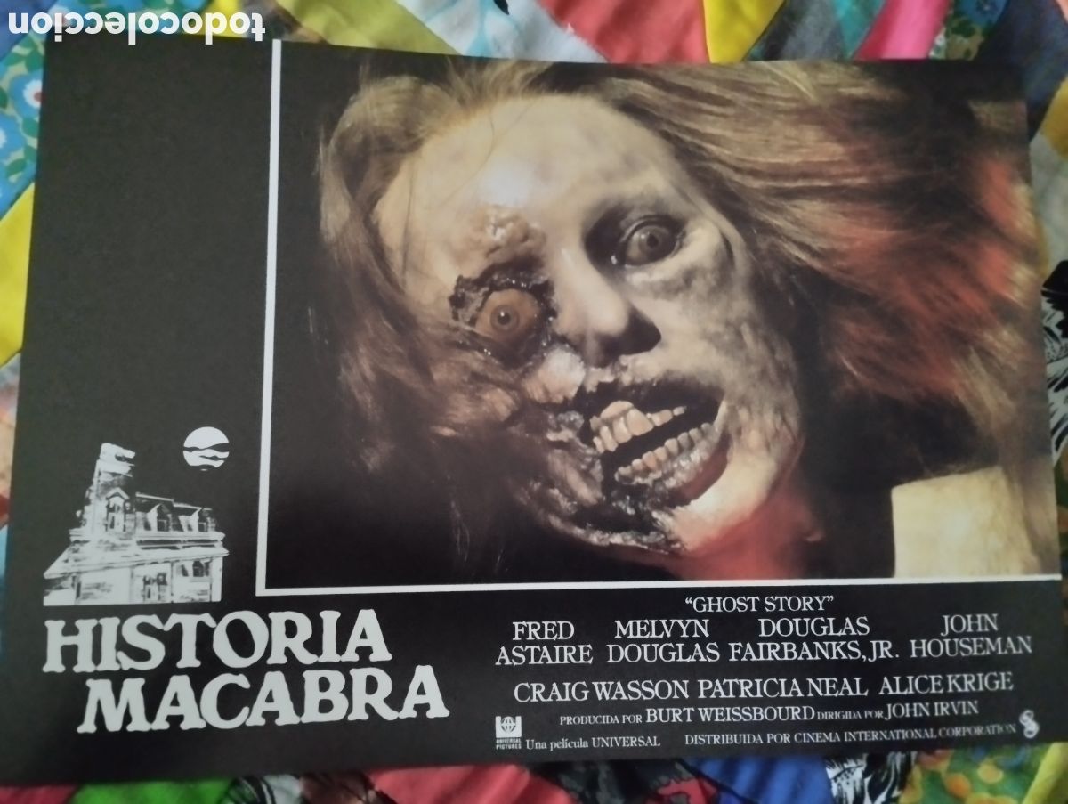 Cine: 12 FOTOCROMOS + GUIA DOBLE - HISTORIA MACABRA