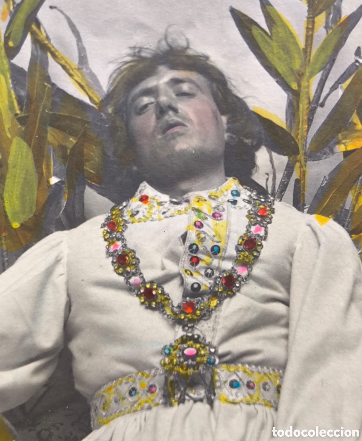 Cine: JOSEP SANTPERE I PEY ACTOR TEATRO OBRA LA SANTA ESPINA POSTAL FOTOGR&Aacute;FICA FOTOGRAF&Iacute;A CUNILL C. 1905