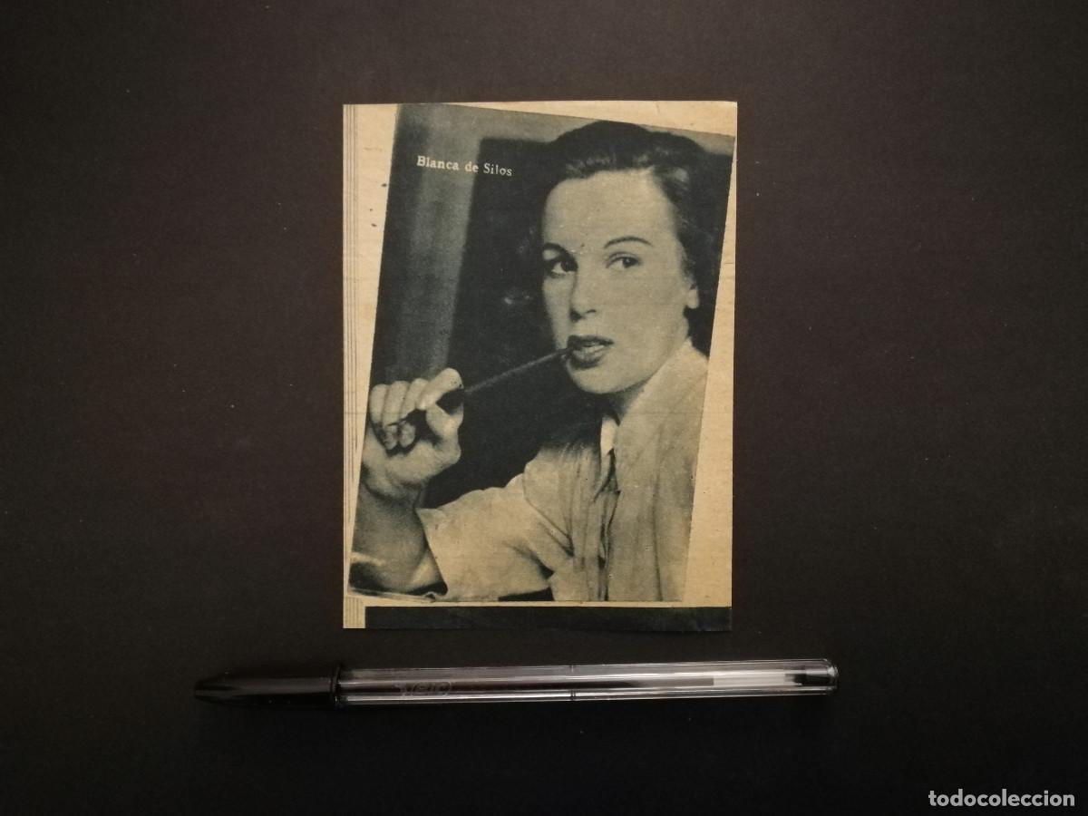 Cine: TARJETA ACARTONADA - BLANCA DE SILOS - CINE ESPA&Ntilde;OL