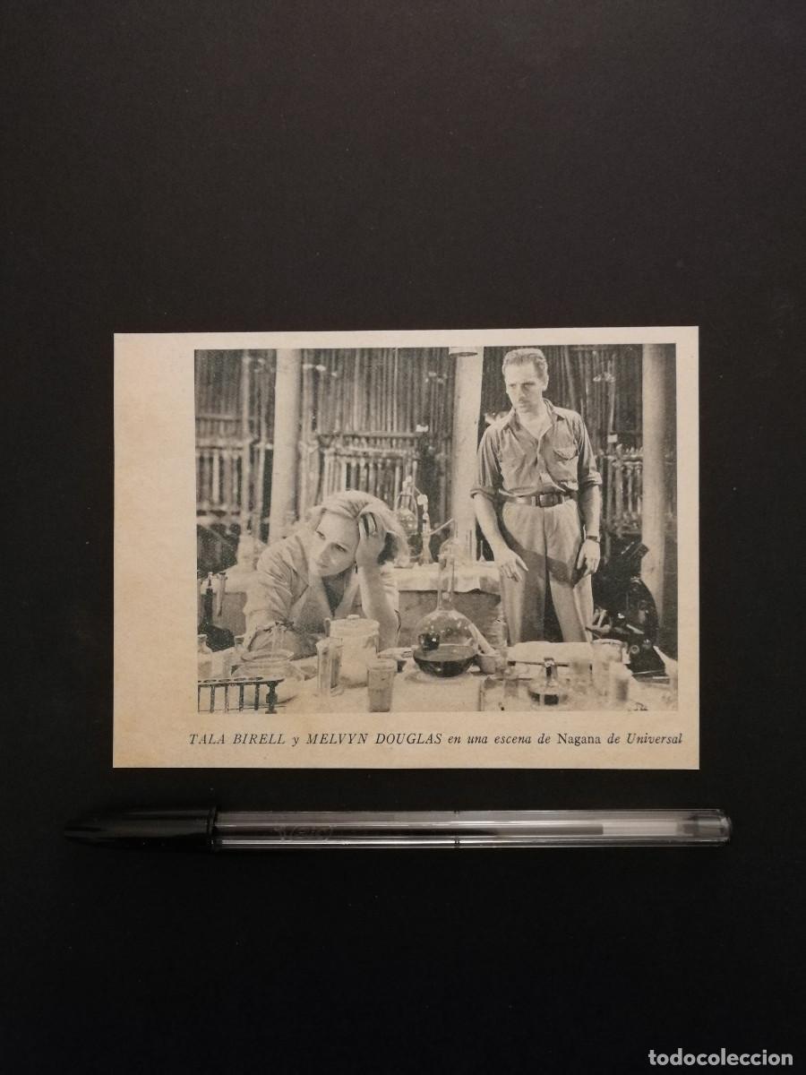 Cine: ANTIGUA TARJETA ACARTONADA - Tala Birell - NAGANA