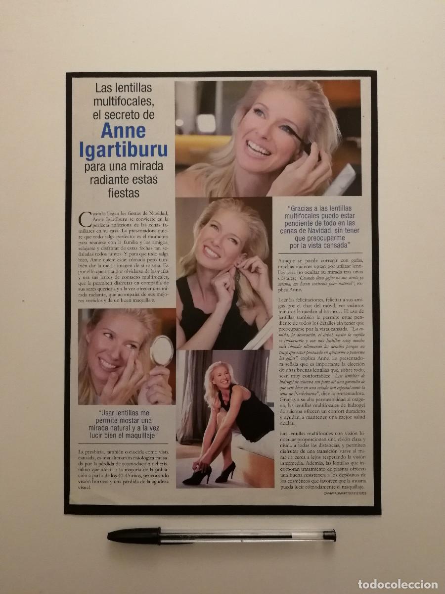 Cine: FICHA COLECCIONABLE -A4- Anne Igartiburu