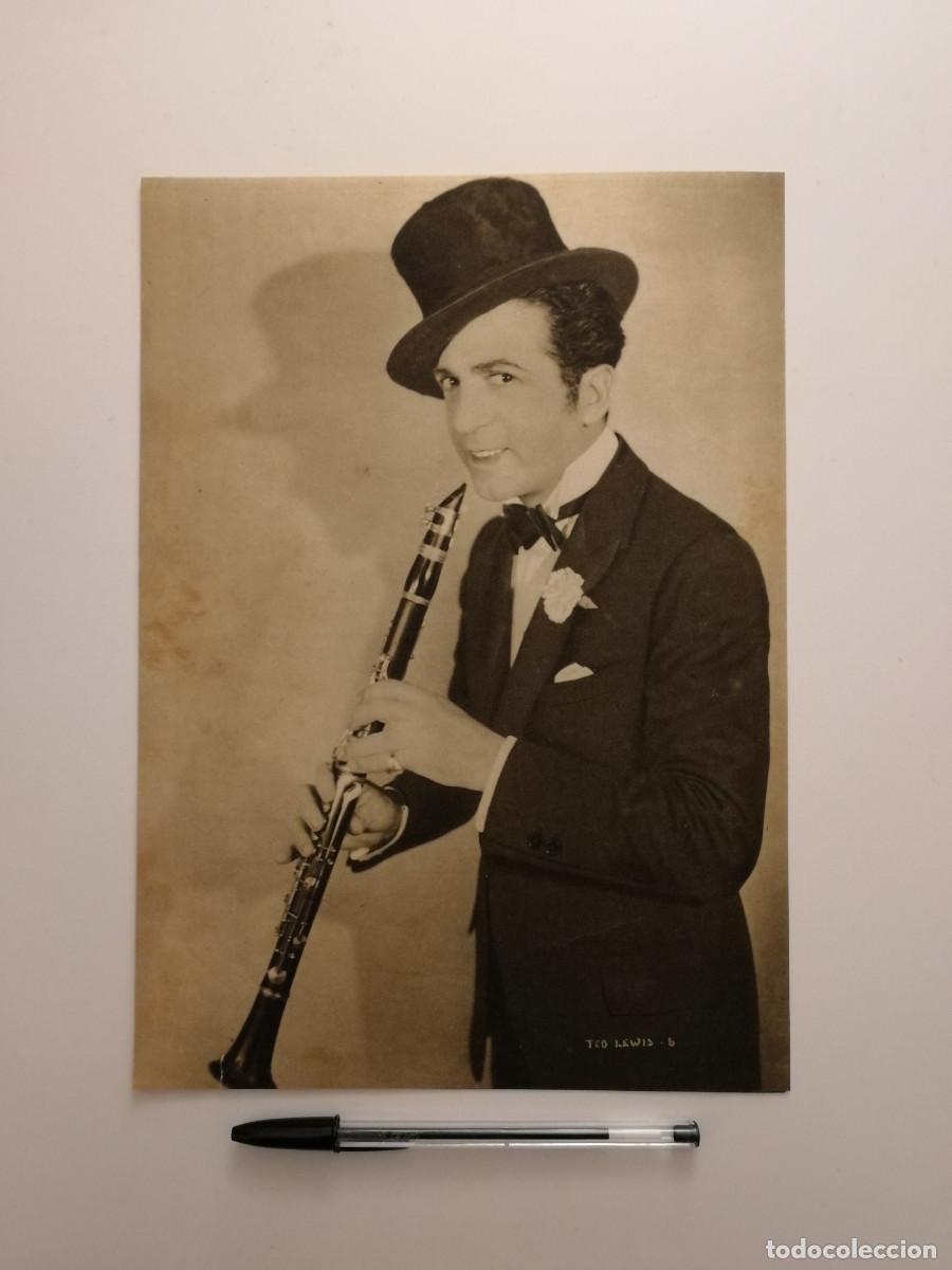 Cine: ANTIGUA FICHA -A4- Ted Lewis - JAZZ - Is Everybody Happy